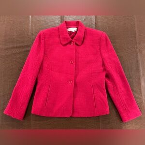 Jones New York Women’s Pink Wool Sport Coat Blazer - Size 12